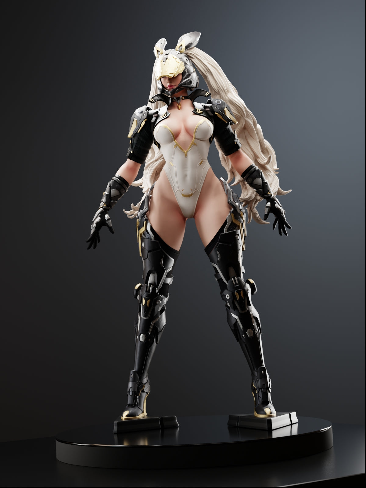 The Electric Bunny Statue