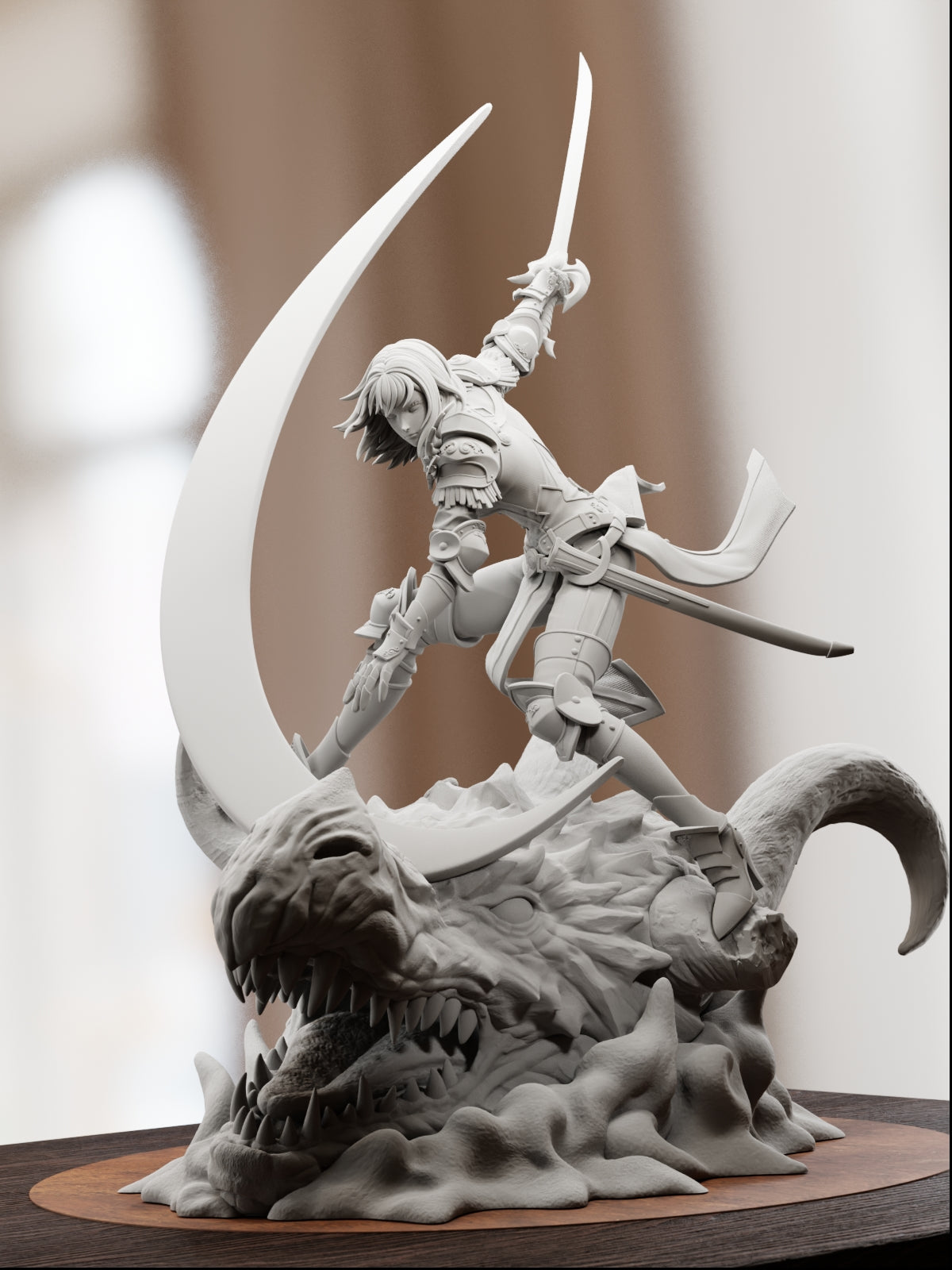 The Graceful Hunter | Maximum Detailed 12K 3D printed figure