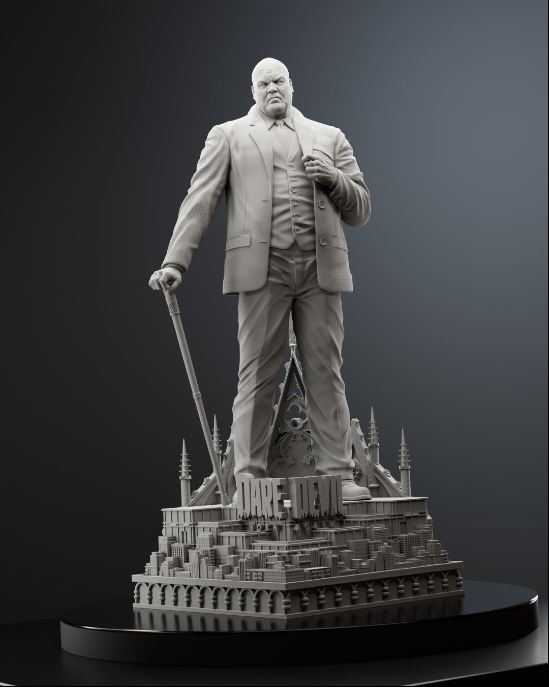 The Kingpin Statue