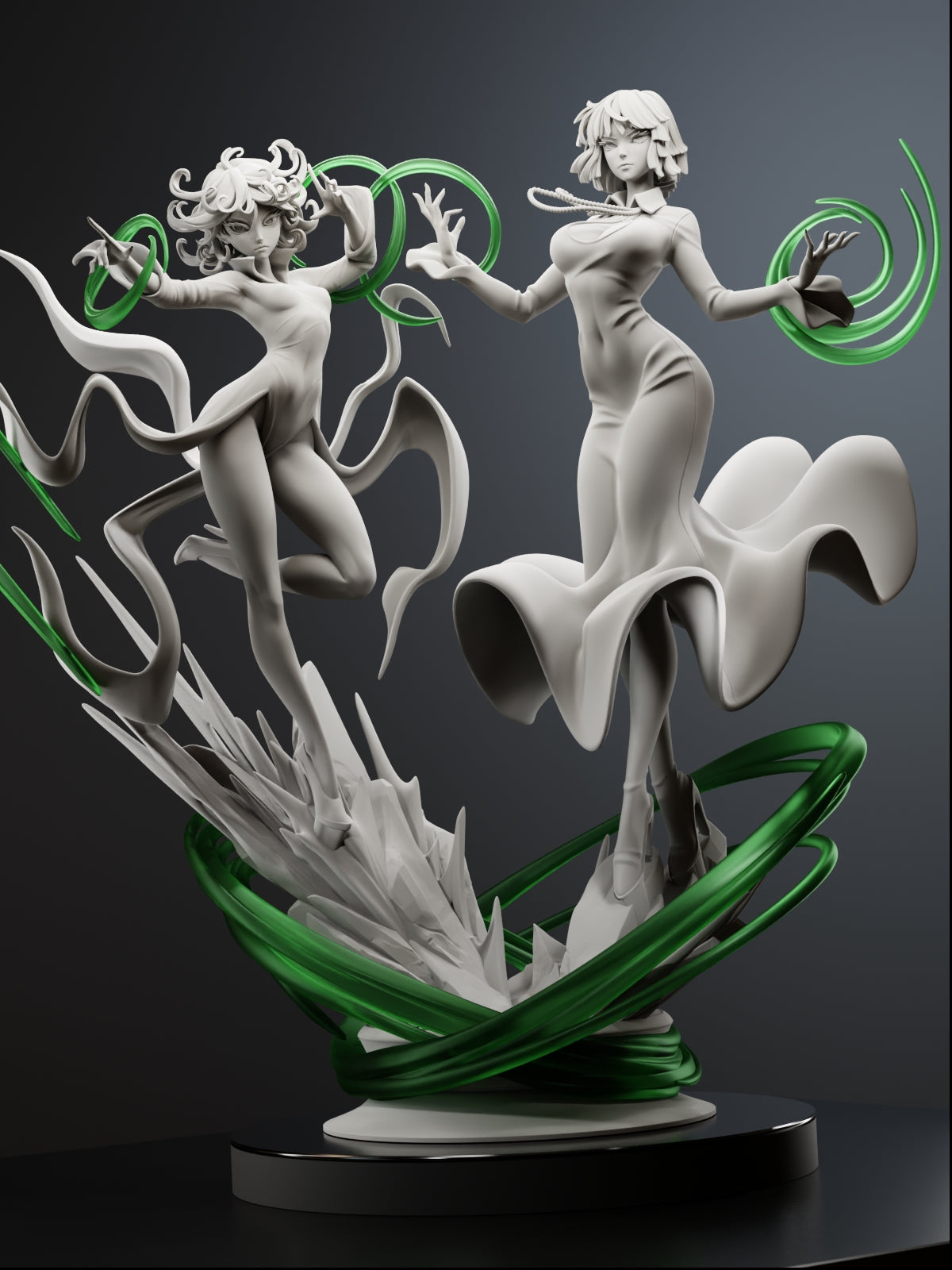 Sisters of the Storm | Maximum Detailed 12K 3D printed figure