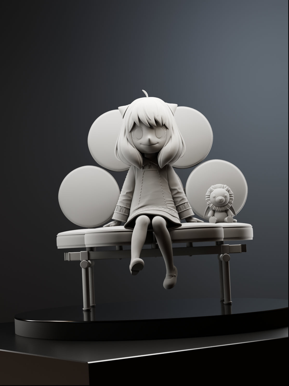 Pink Mischief Statue