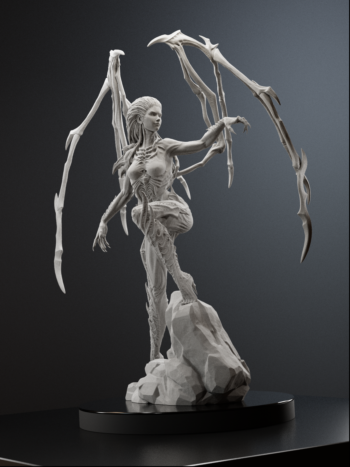 Queen of Blades Statue