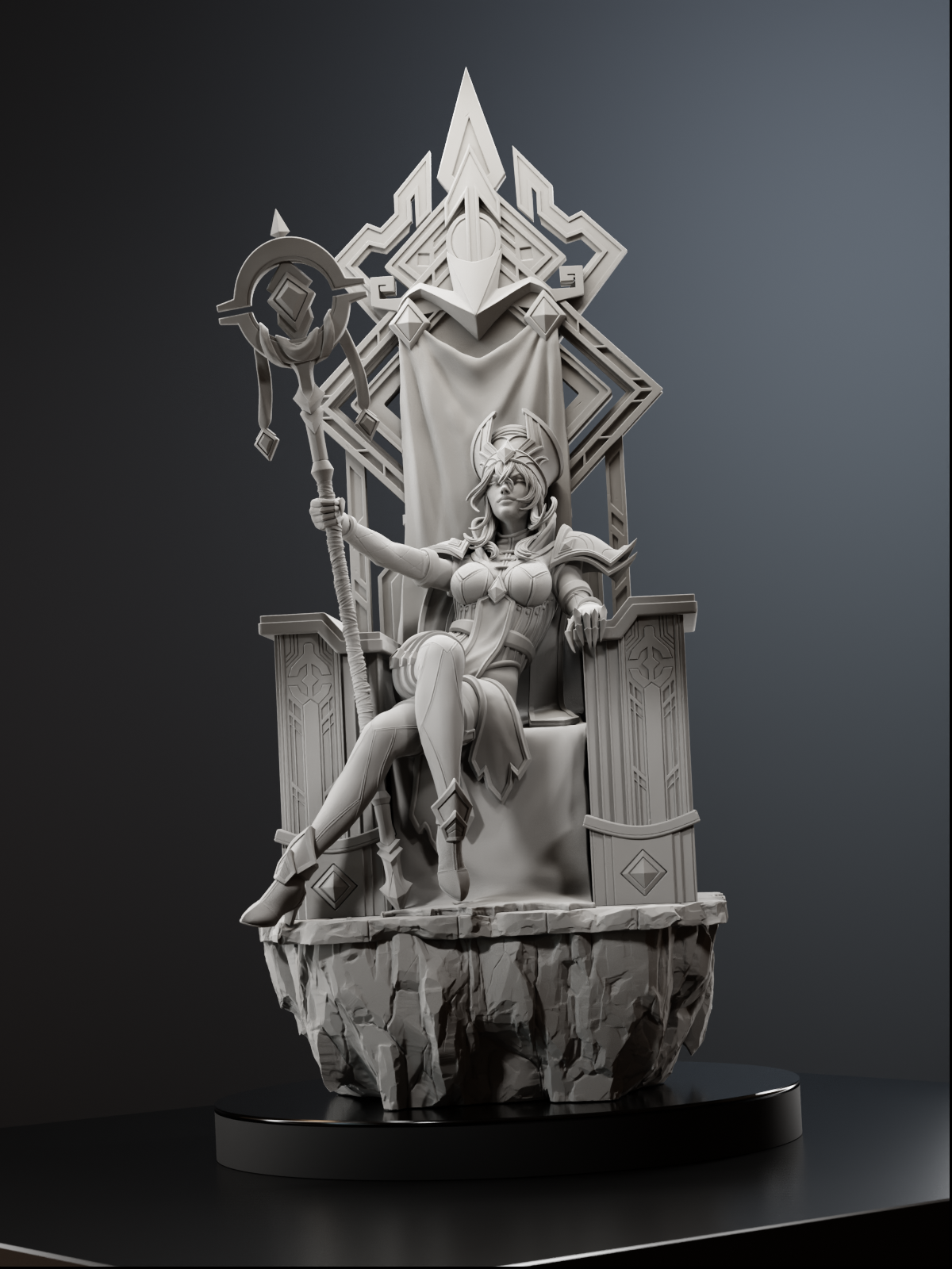 The Scarlet Inquisitor | Maximum Detailed 12K 3D printed figure