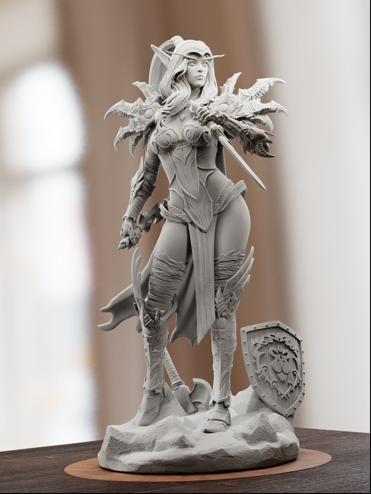 Blood Elf Assassin | Maximum Detailed 12K 3D printed figure