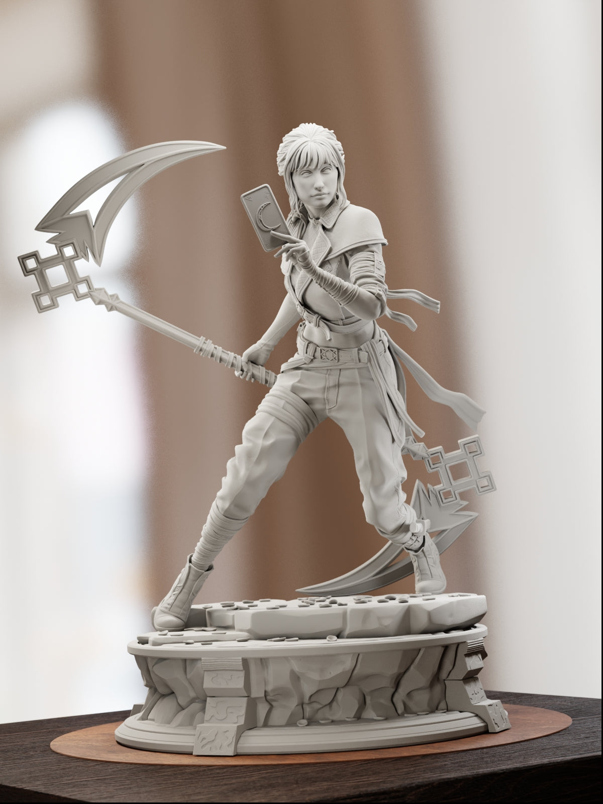 The Moon's Whisper | Maximum Detailed 12K 3D printed figure