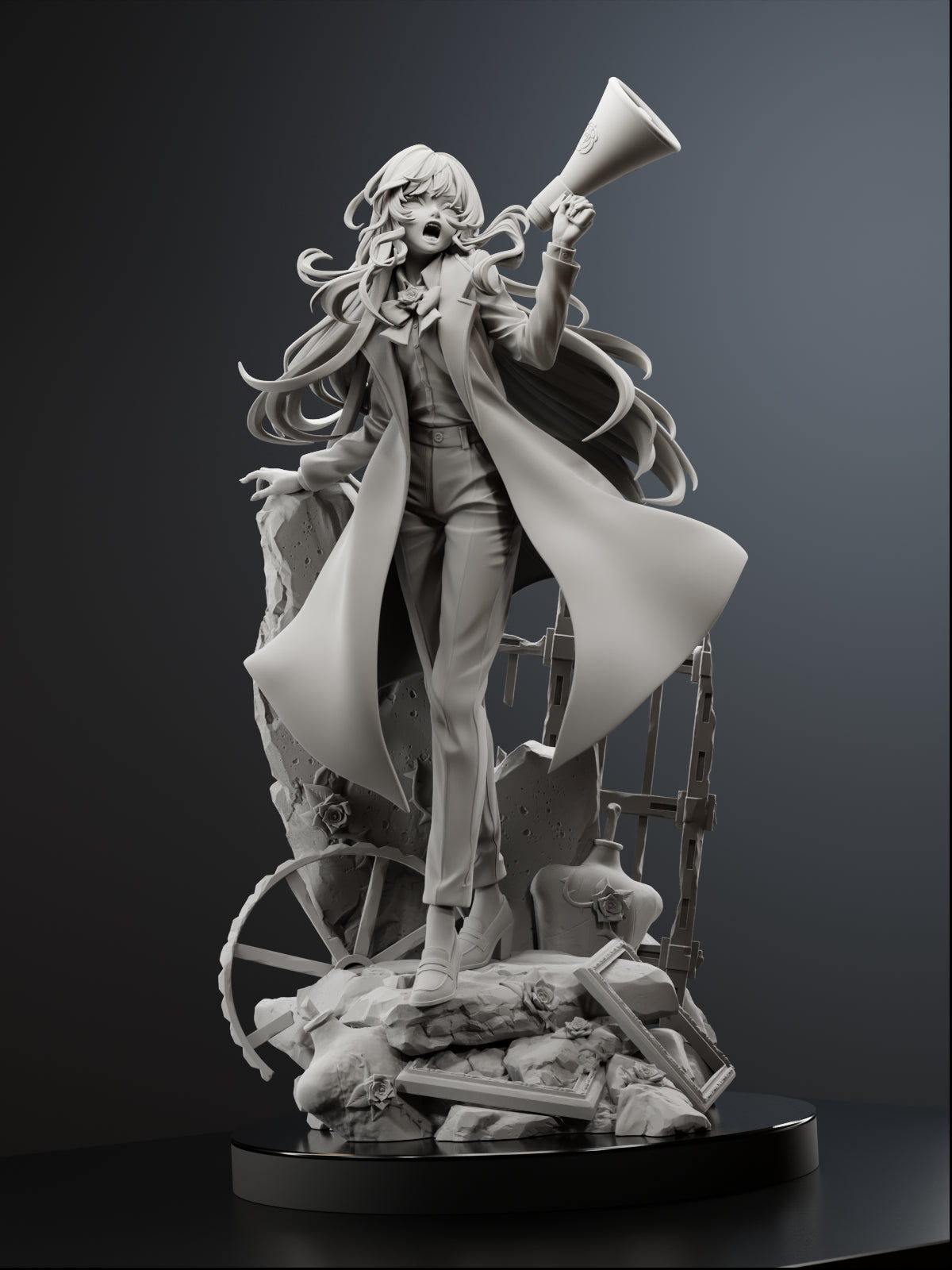 The Midnight Vocalist | Maximum Detailed 12K 3D printed figure