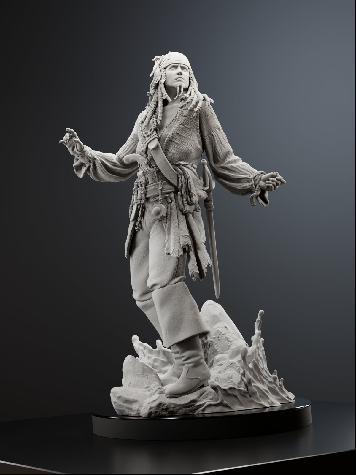 The Gentleman Pirate Statue