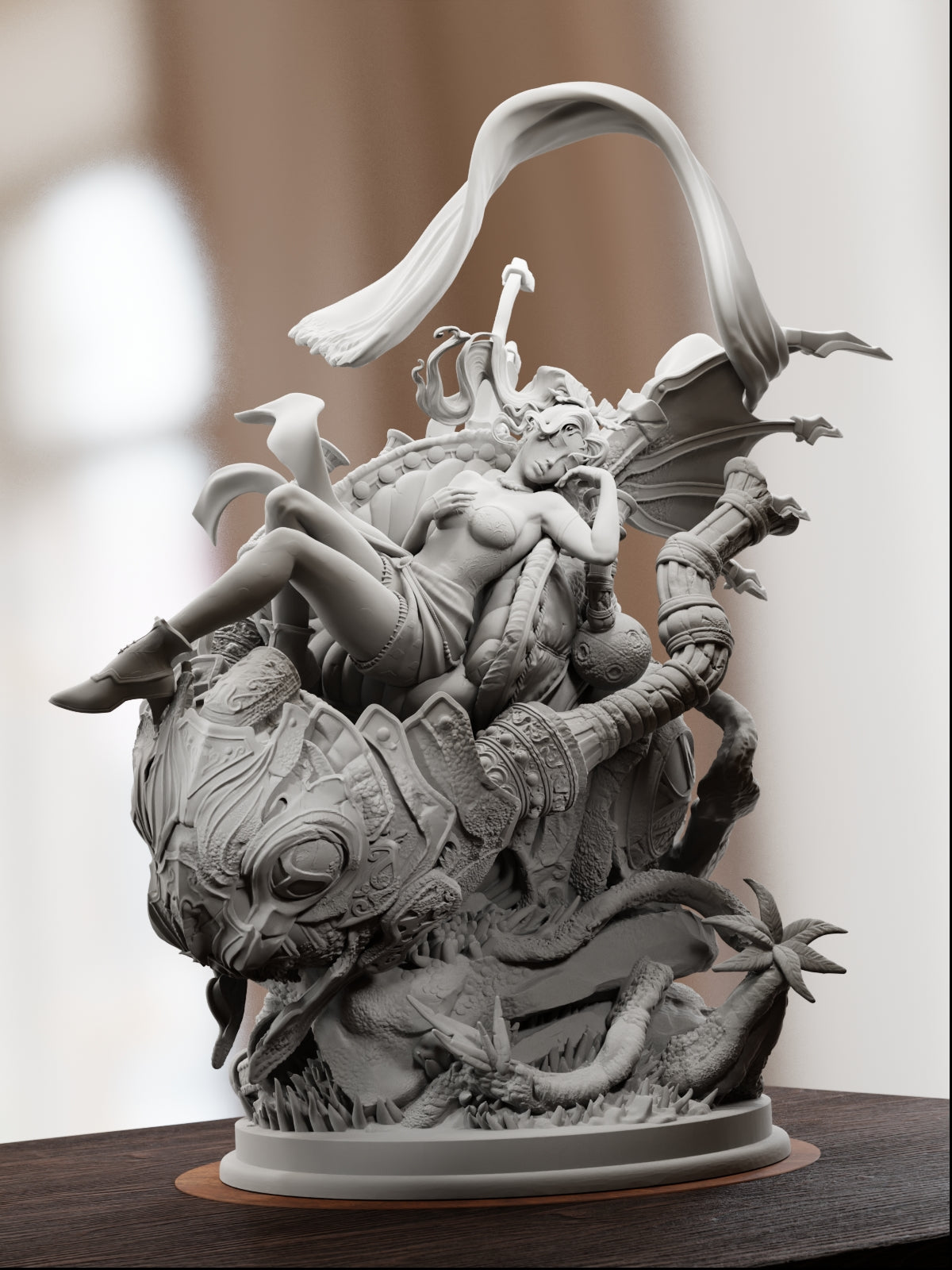 The Sleeping Esper | Maximum Detailed 12K 3D printed figure
