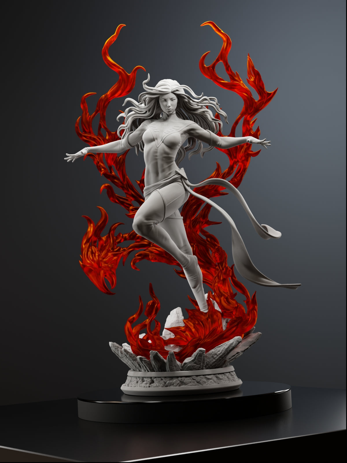 The Dark Phoenix Statue