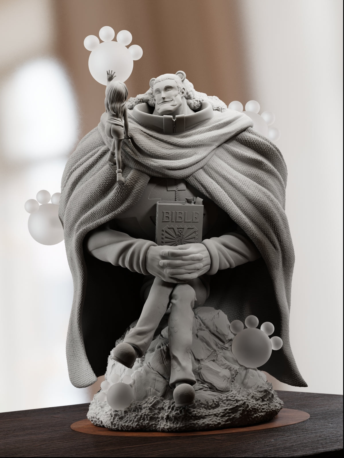 The Gentle Giant | Maximum Detailed 12K 3D printed figure