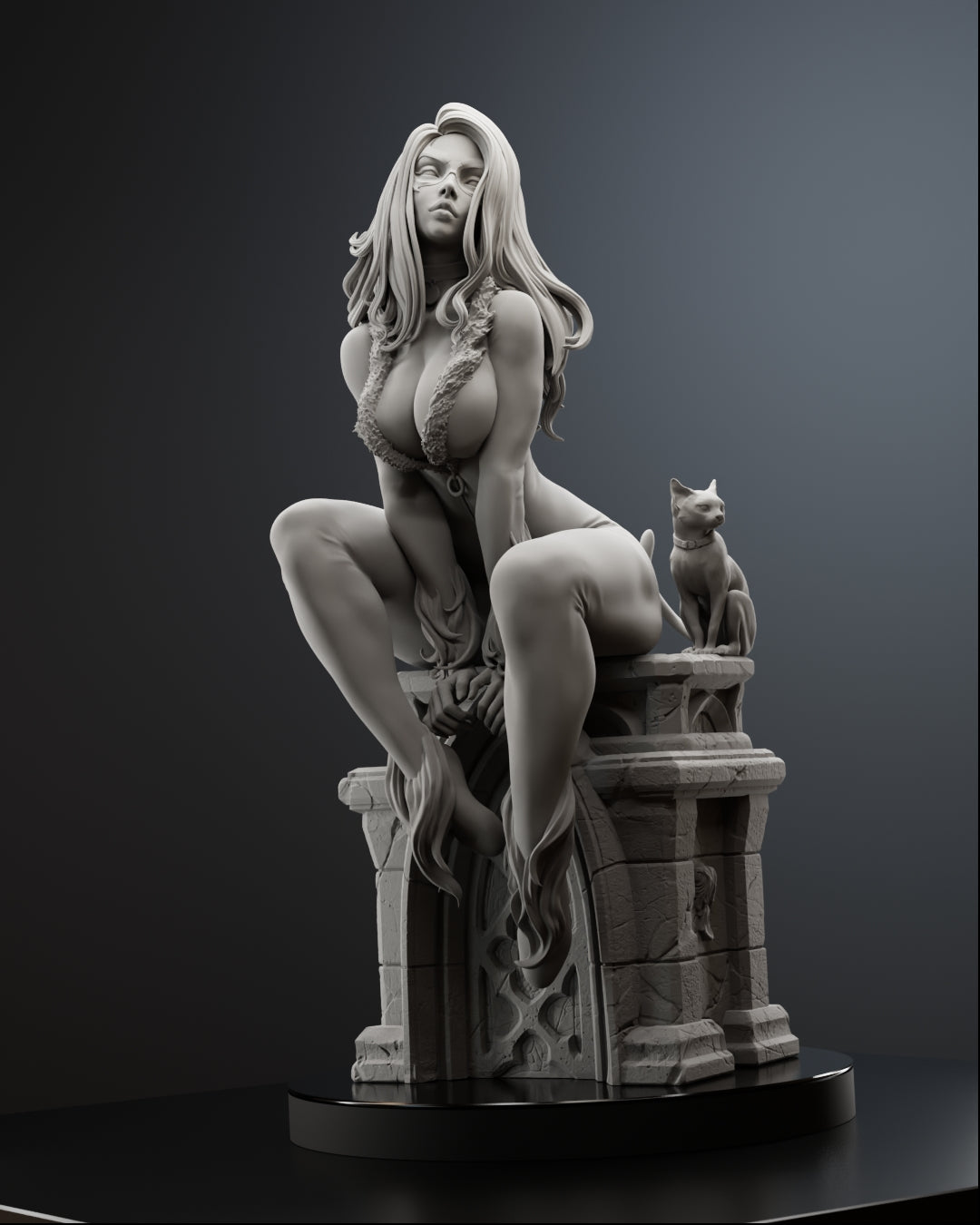 Silk-and-Steel Statue