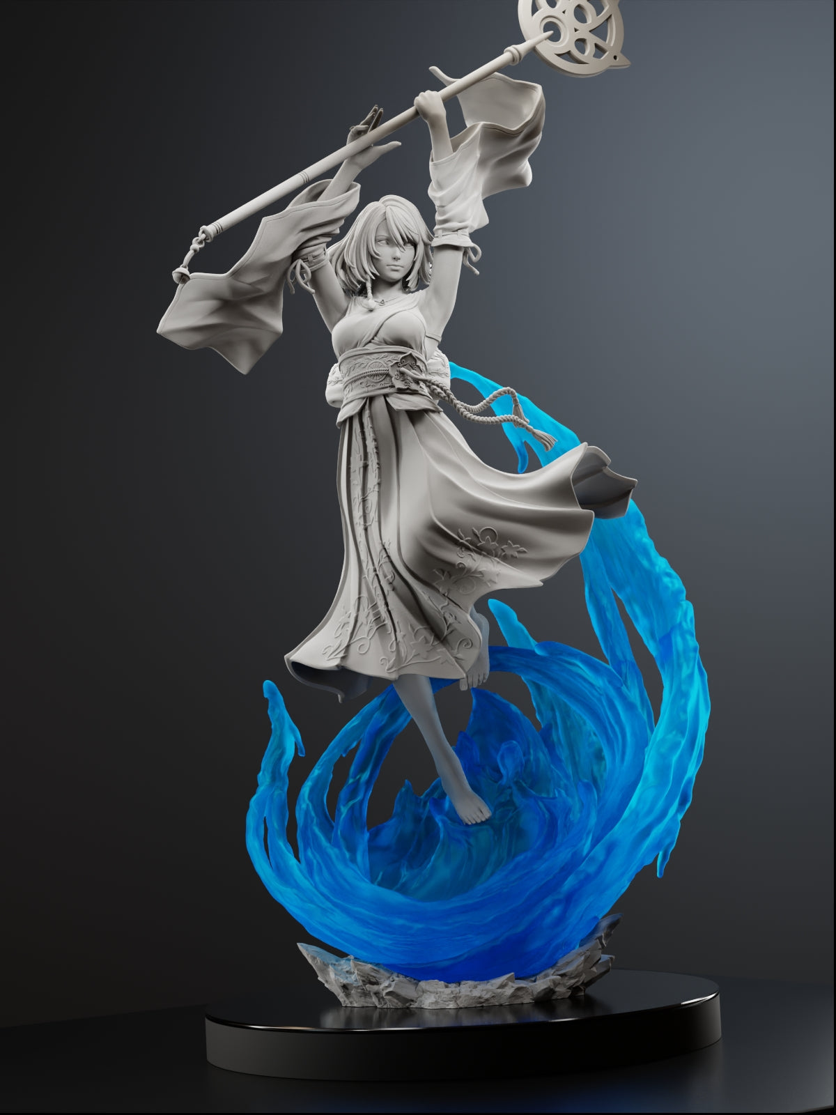 The Summoner of Spira | Maximum Detailed 12K 3D printed figure