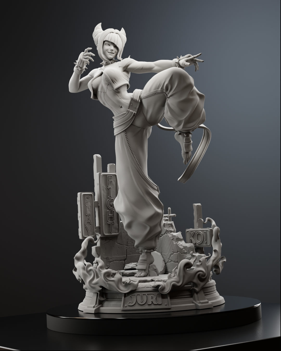 The Neon Viper Statue