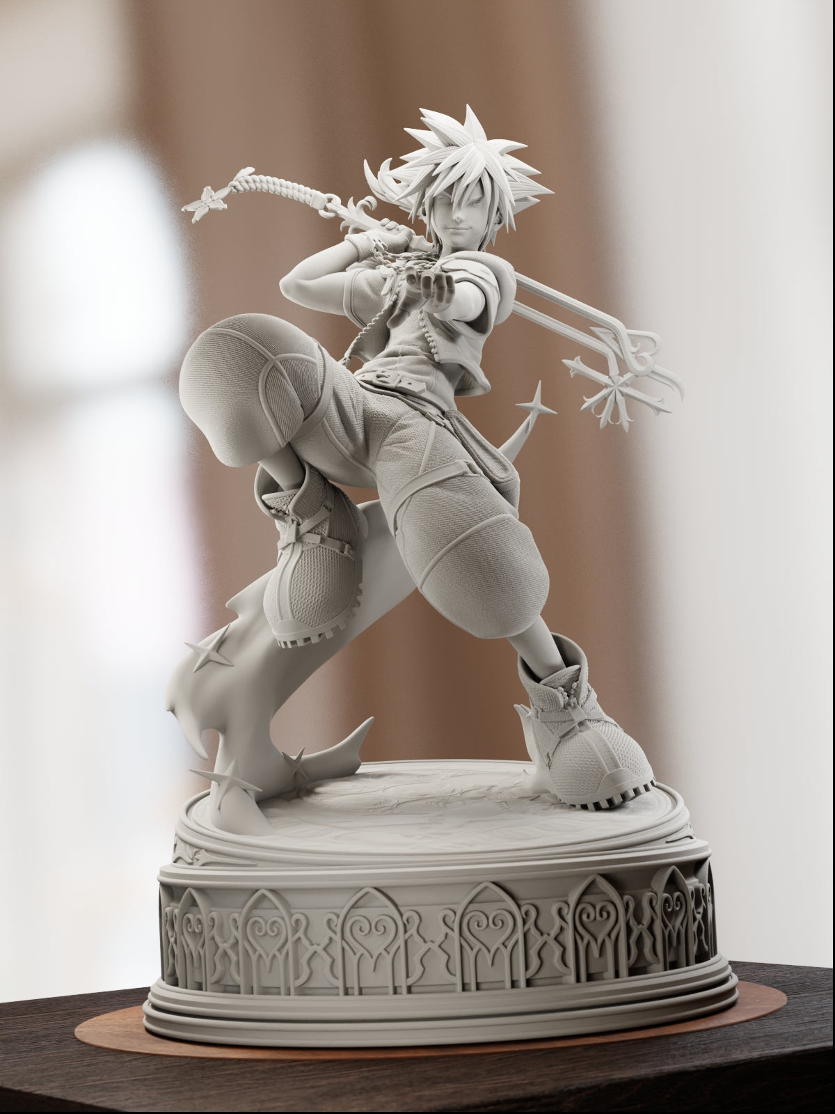 The Keyblade Wielder | Maximum Detailed 12K 3D printed figure