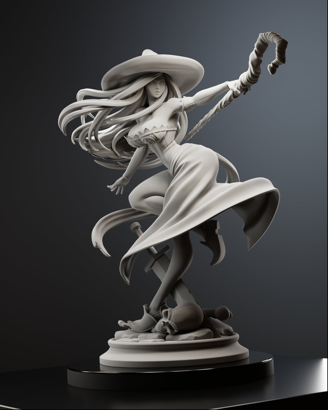 The Velvet Arcanist Statue