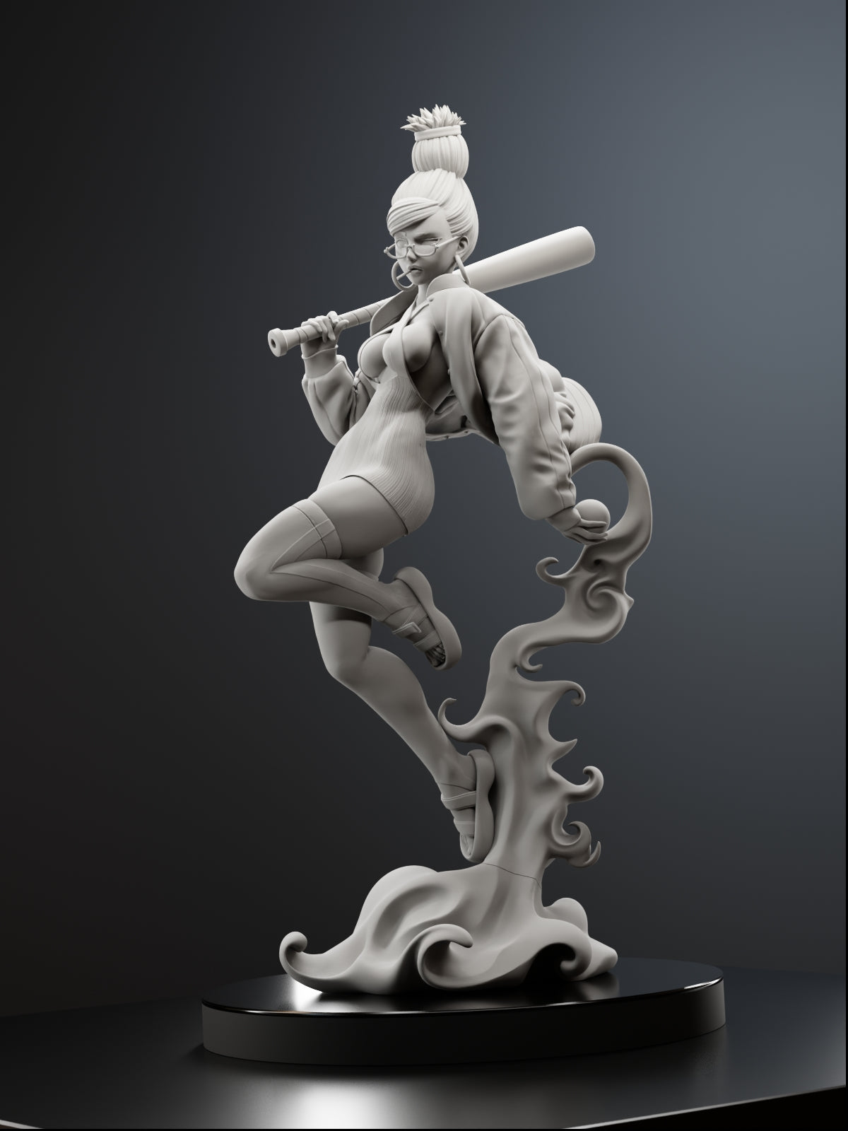 No-Fear Grandma | Maximum Detailed 12K 3D printed figure