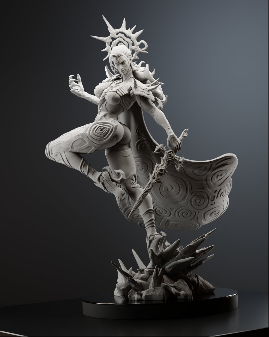 The Black Queen Statue
