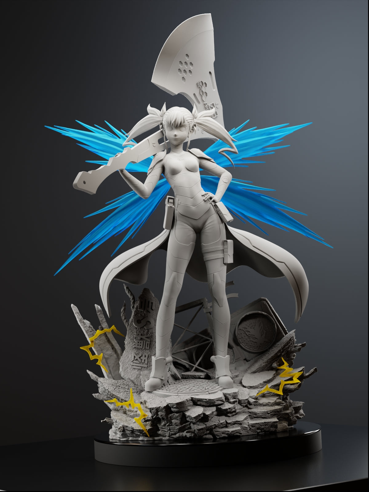 The Winged Prodigy | Maximum Detailed 12K 3D Printed Figure