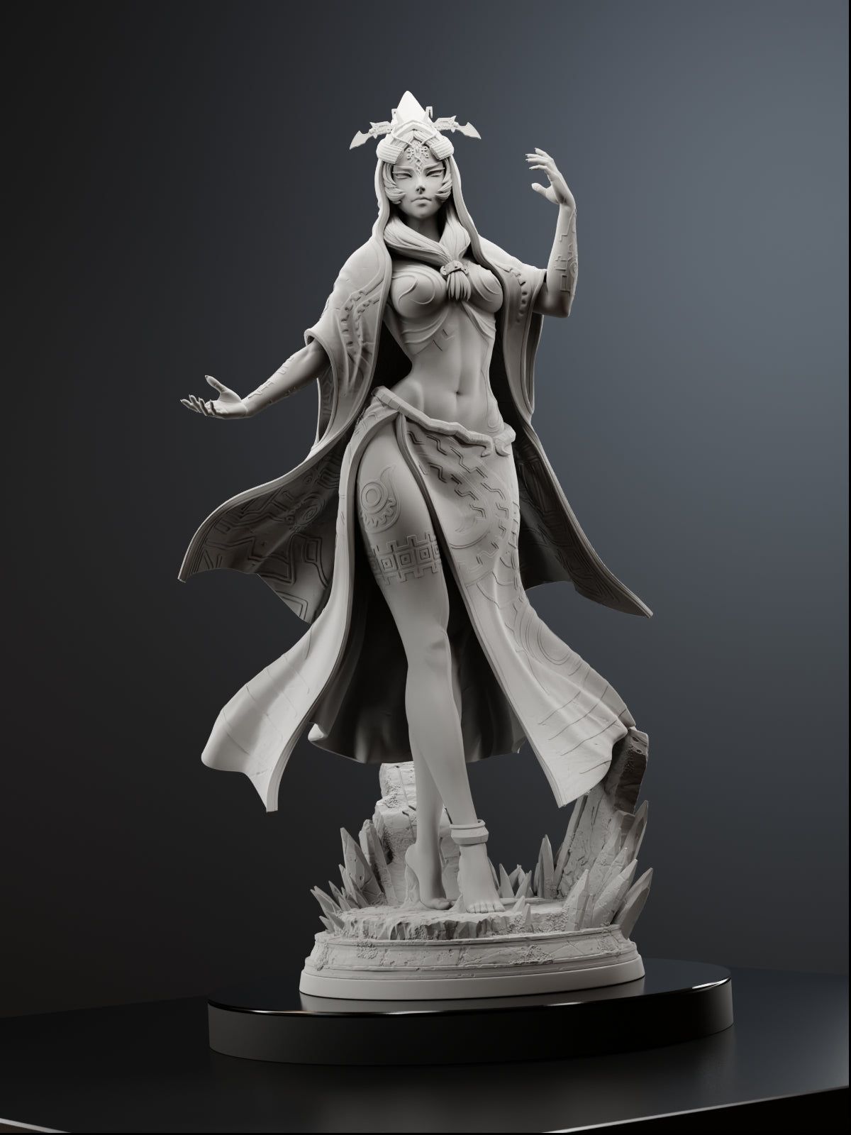 The Twilight Queen | Maximum Detailed 12K 3D printed figure