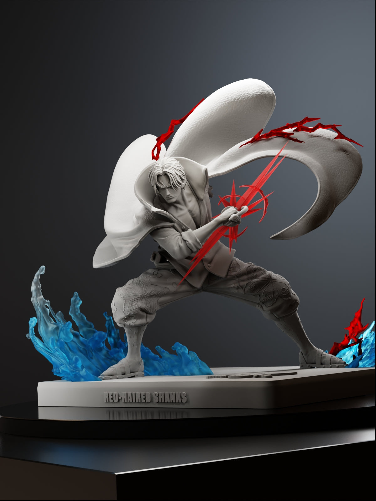 The Red Emperor | Maximum Detailed 12K 3D Printed Figure