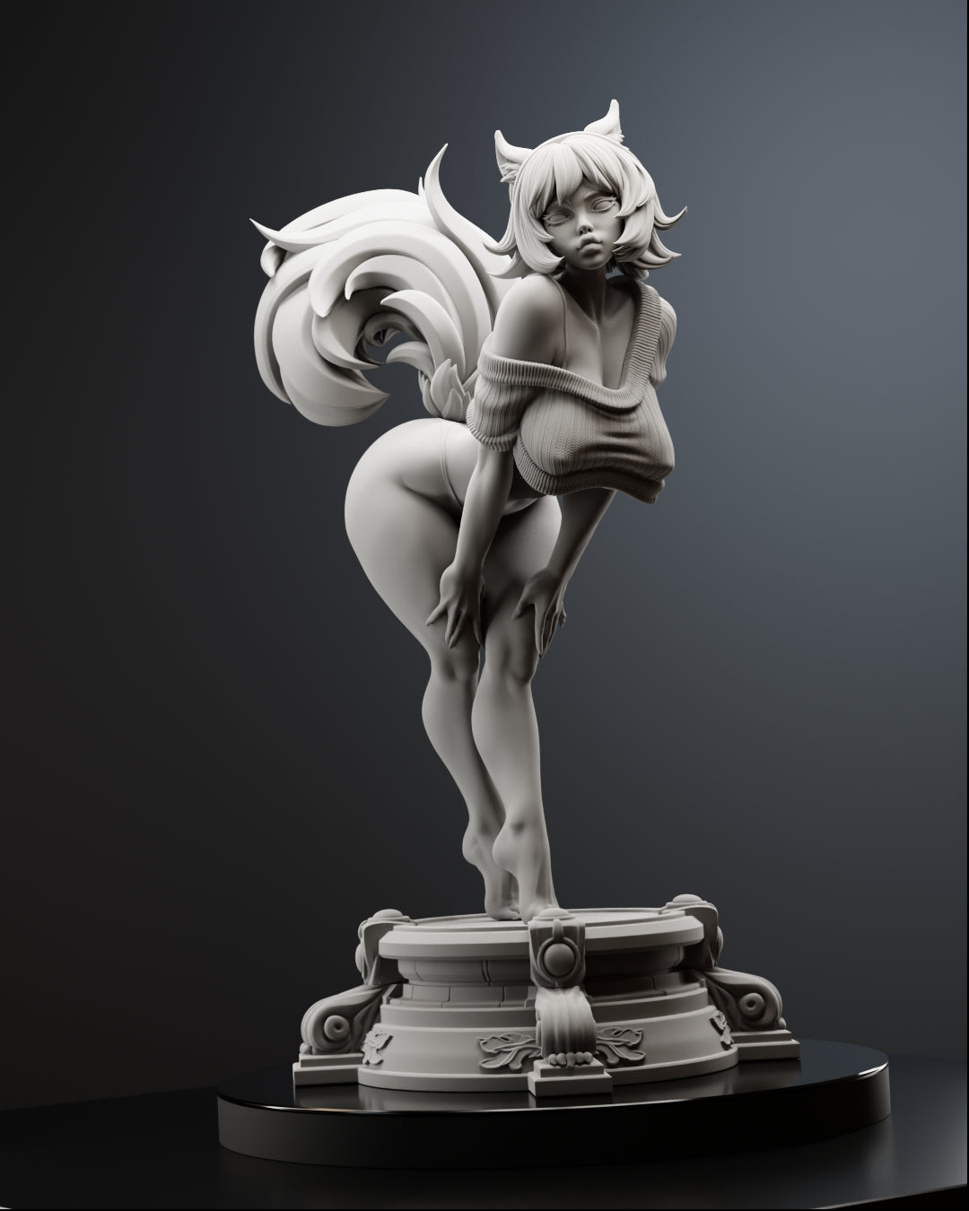 The Unbeatable Squirrel Statue