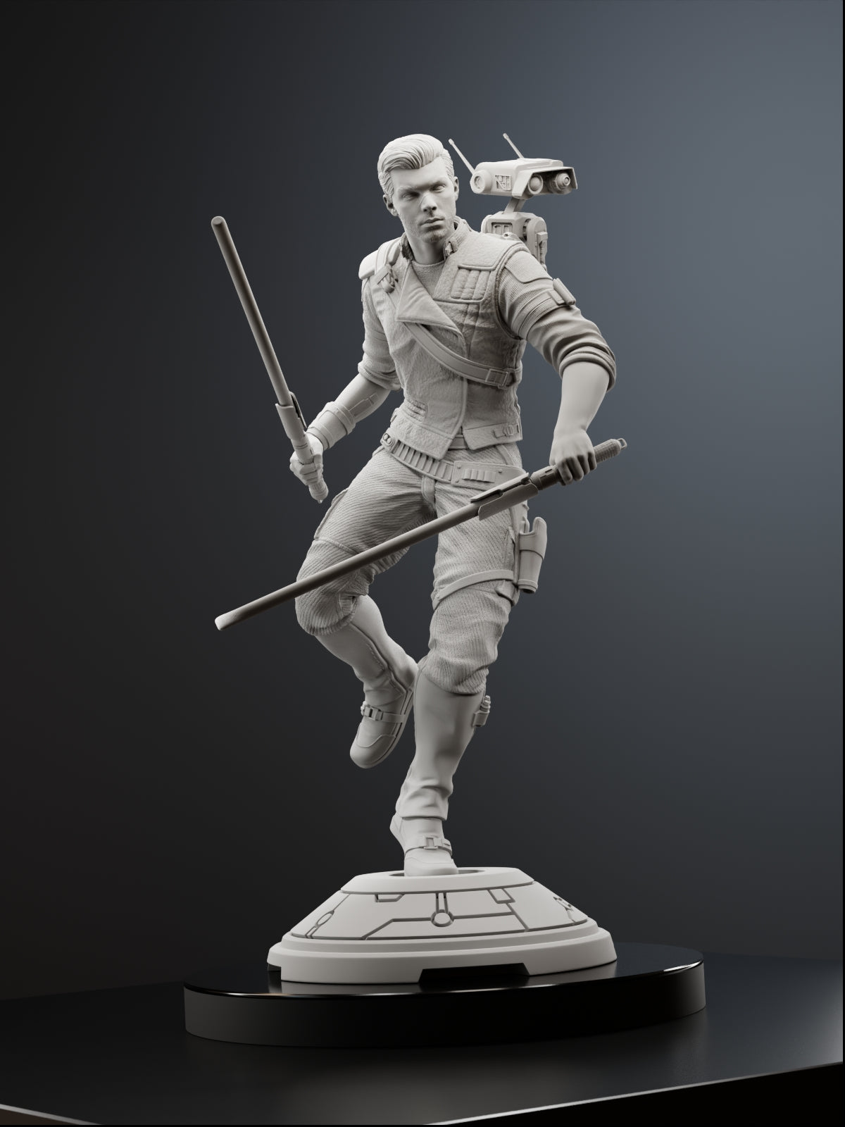 The Survivor | Maximum Detailed 12K 3D printed figure