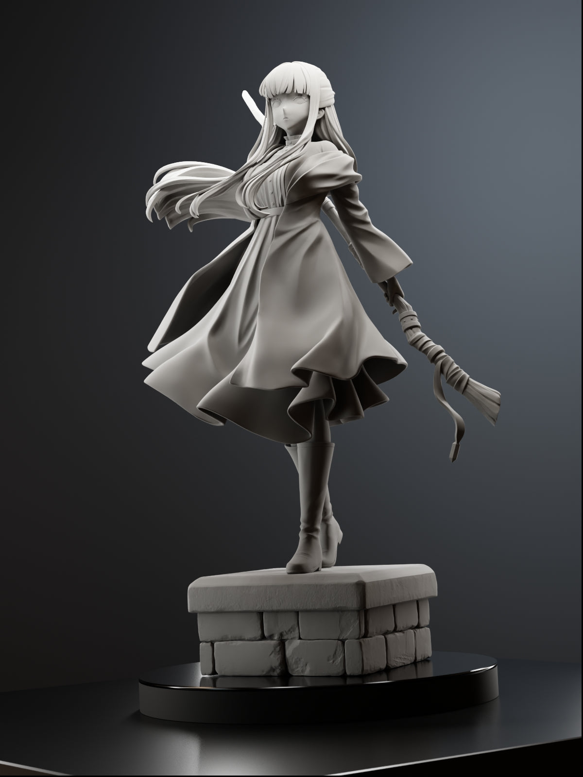 The Calm Caster | Maximum Detailed 12K 3D printed figure