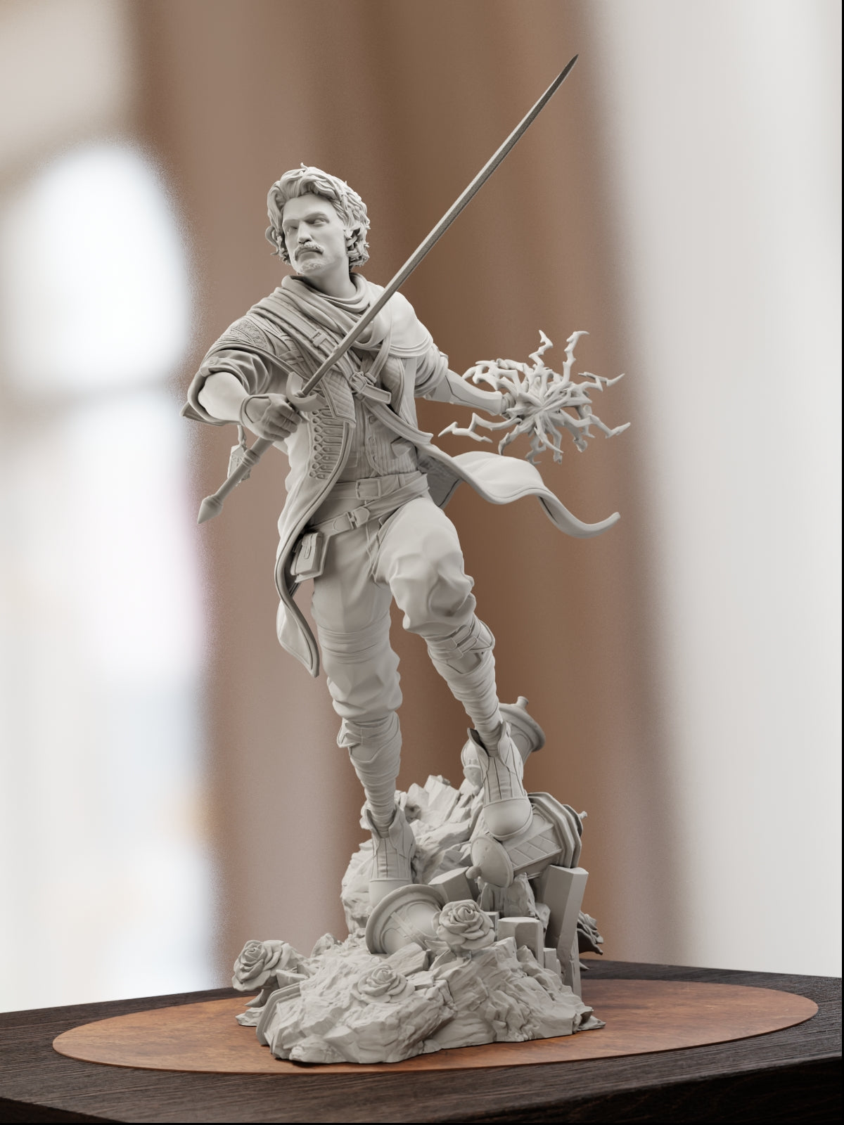 The Silent Commander | Maximum Detailed 12K 3D printed figure