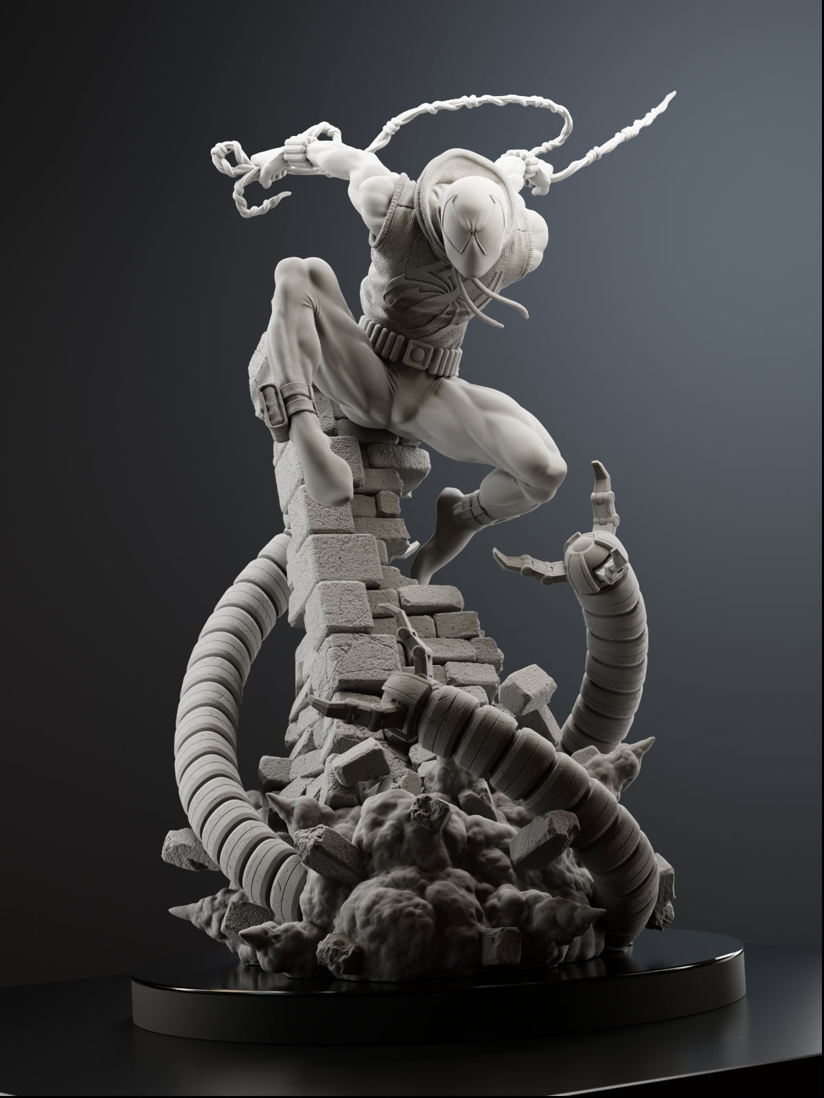 The Scarlet Crawler Statue