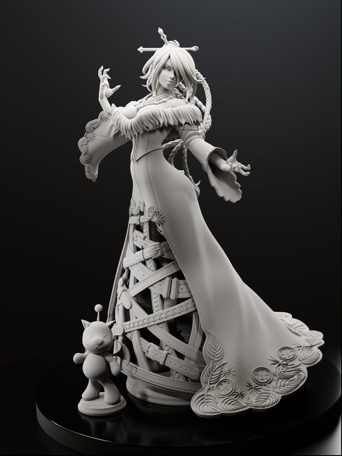 The Shadow Weaver | Maximum Detailed 12K 3D printed figure