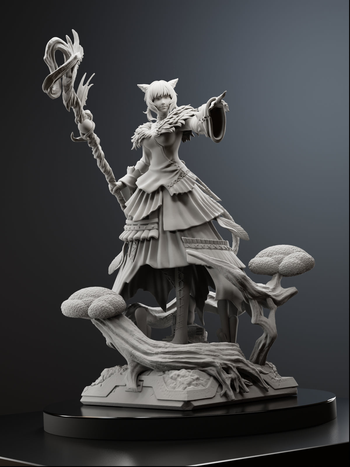 Night’s Blessed Sorceress Statue