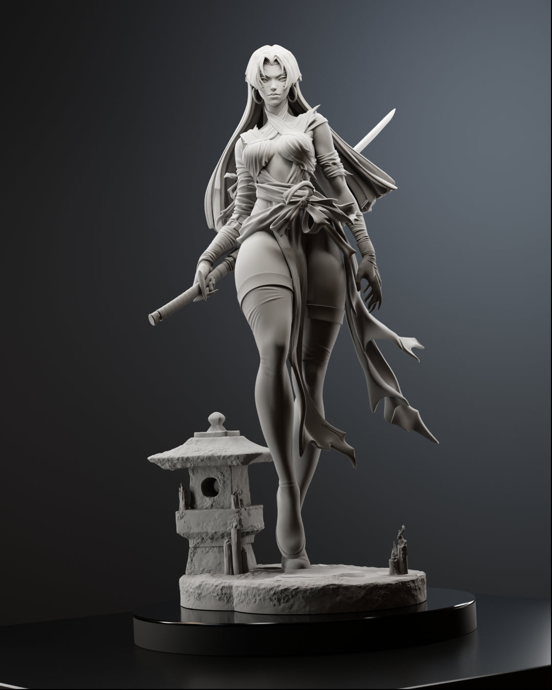 The Shadowblade Statue