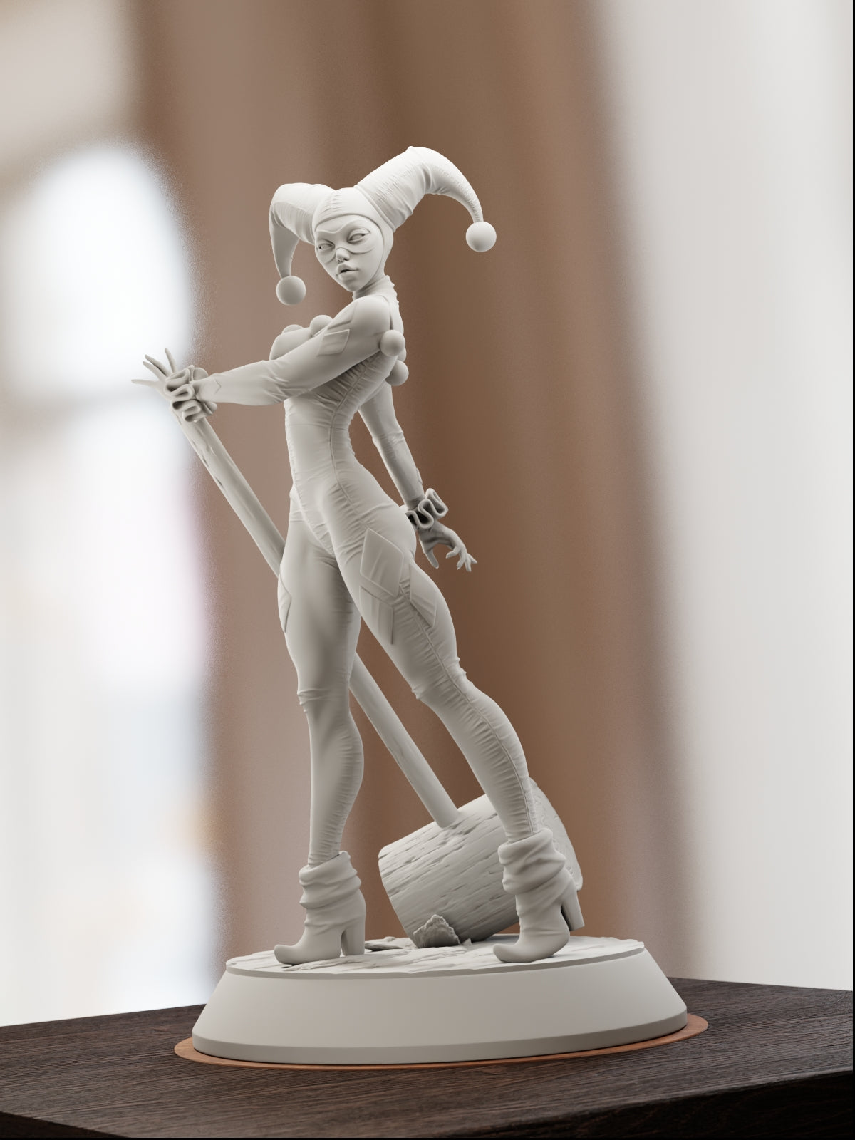 The Clown Princess | Maximum Detailed 12K 3D printed figure