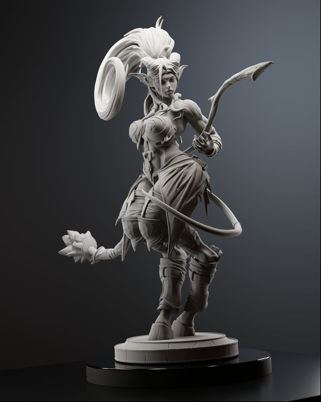The Astral Huntress Statue