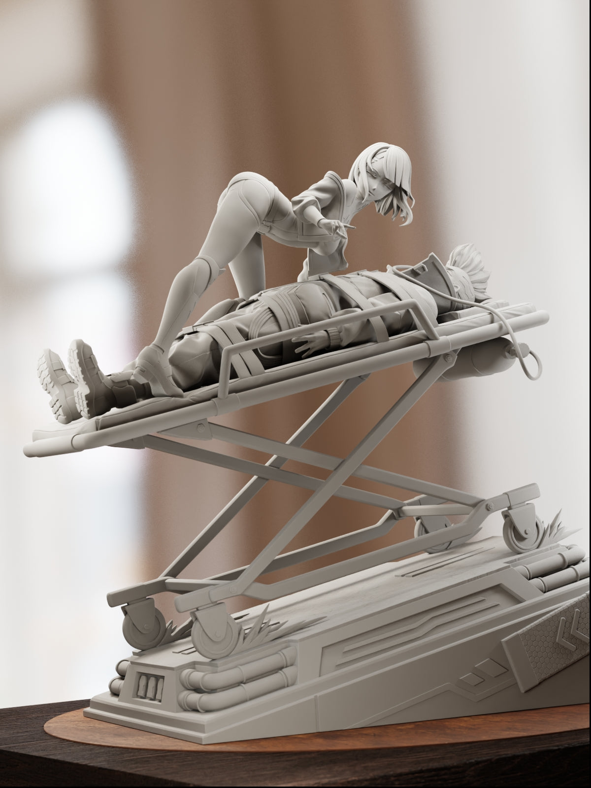 Lovers on the Edge | Maximum Detailed 12K 3D printed figure