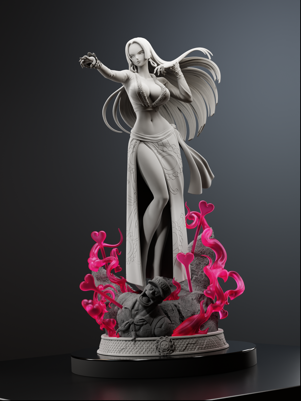 The Pirate Empress | Maximum Detailed 12K 3D Printed Figure
