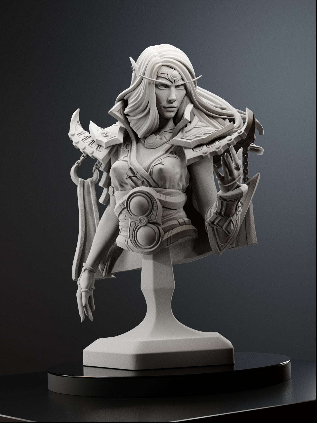 The Harbinger (Bust) | Maximum Detailed 12K 3D printed figure