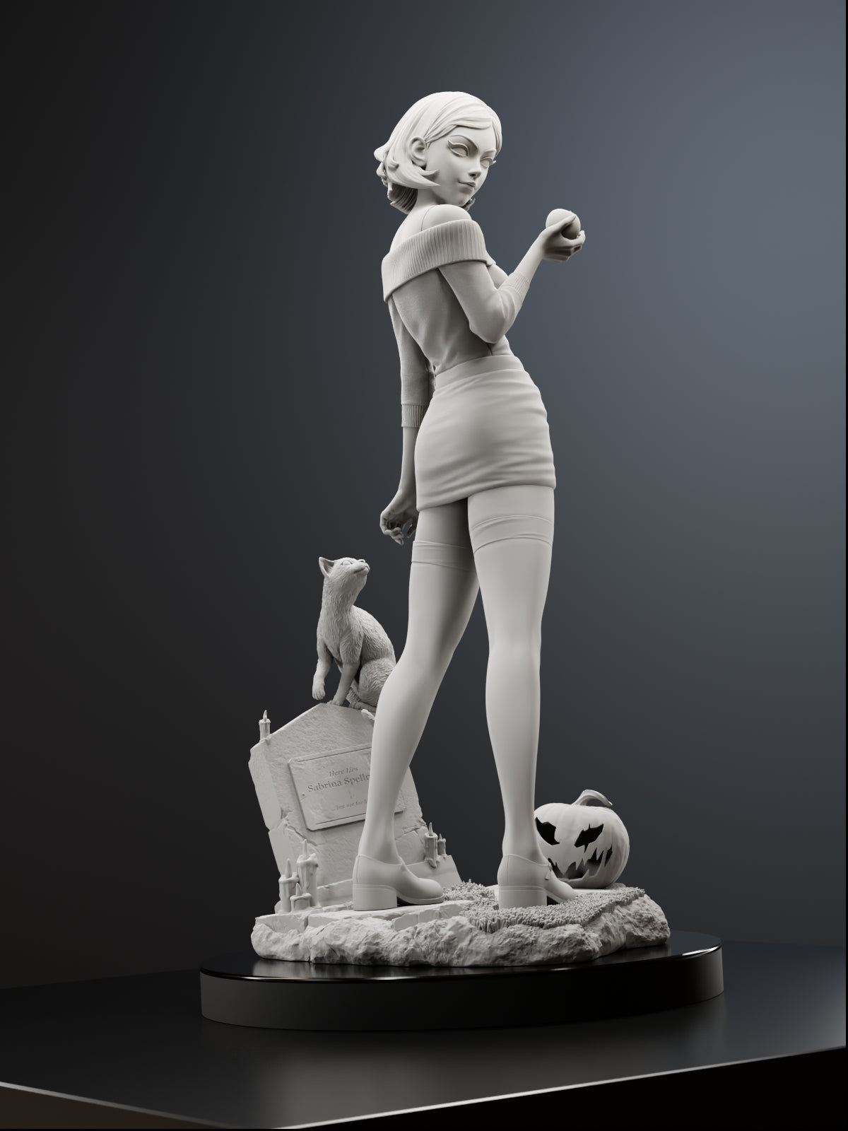 The Teenage Witch Statue
