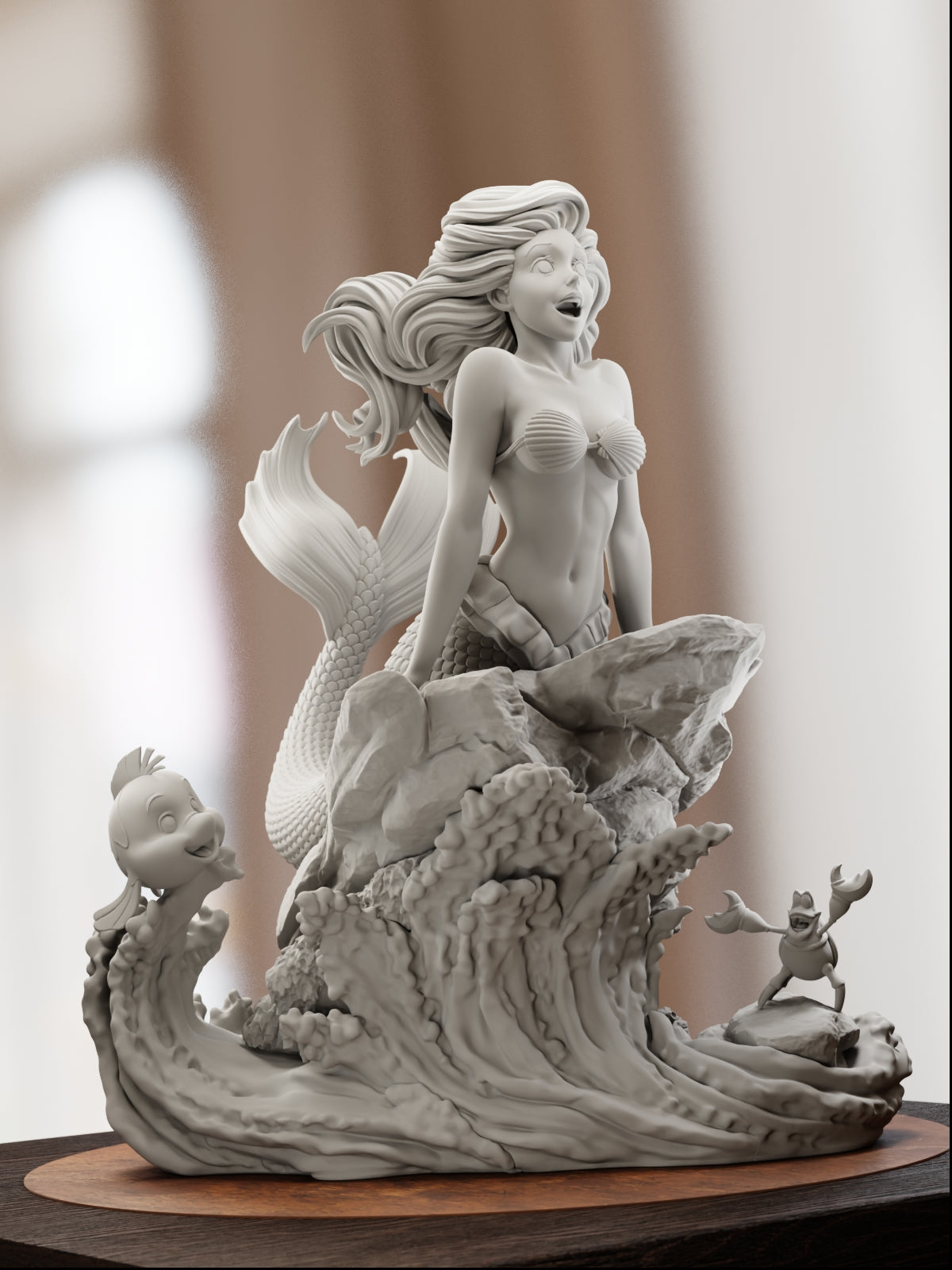The Tidal Voice | Maximum Detailed 12K 3D printed figure