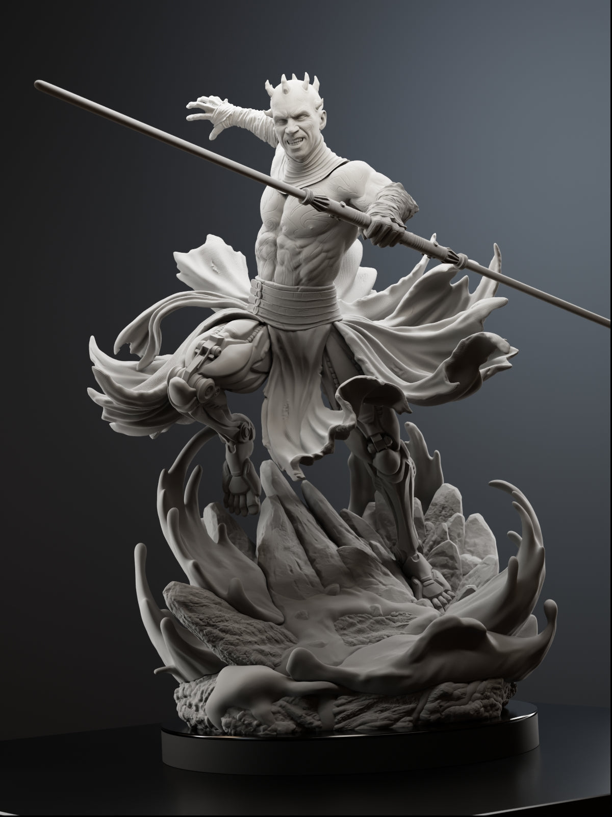 The Crimson Phantom | Maximum Detailed 12K 3D printed figure