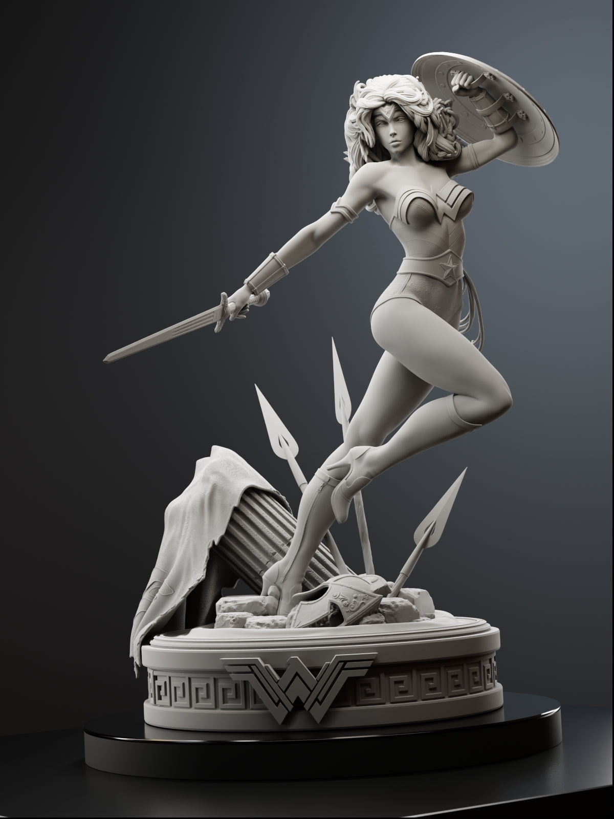 Princess Diana | Maximum Detailed 12K 3D printed figure