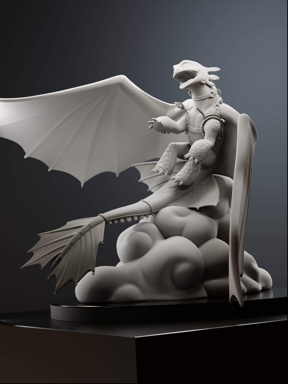 The Night Fury | Maximum Detailed 12K 3D printed figure