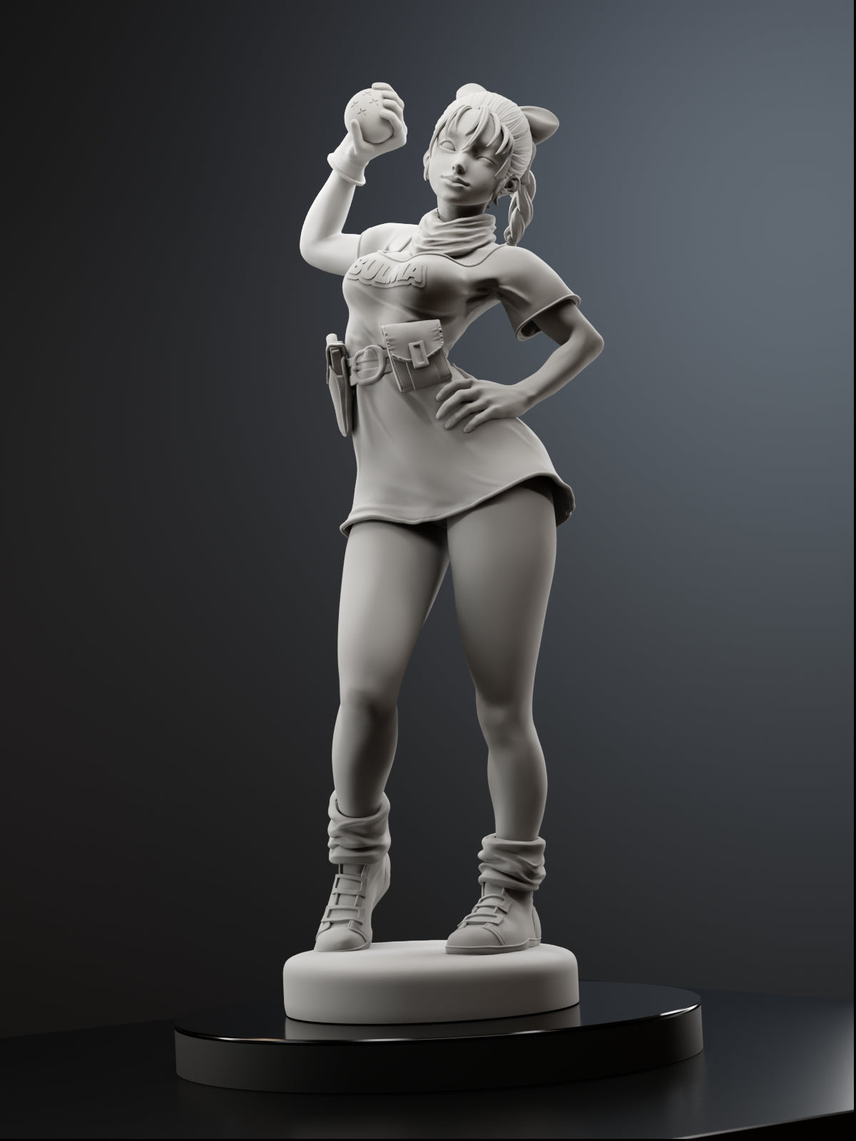 The Capsule Genius Statue