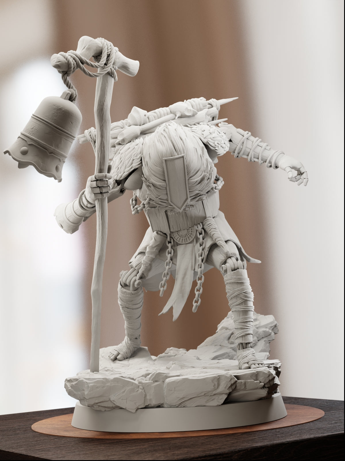 The Bellbearer | Maximum Detailed 12K 3D printed figure