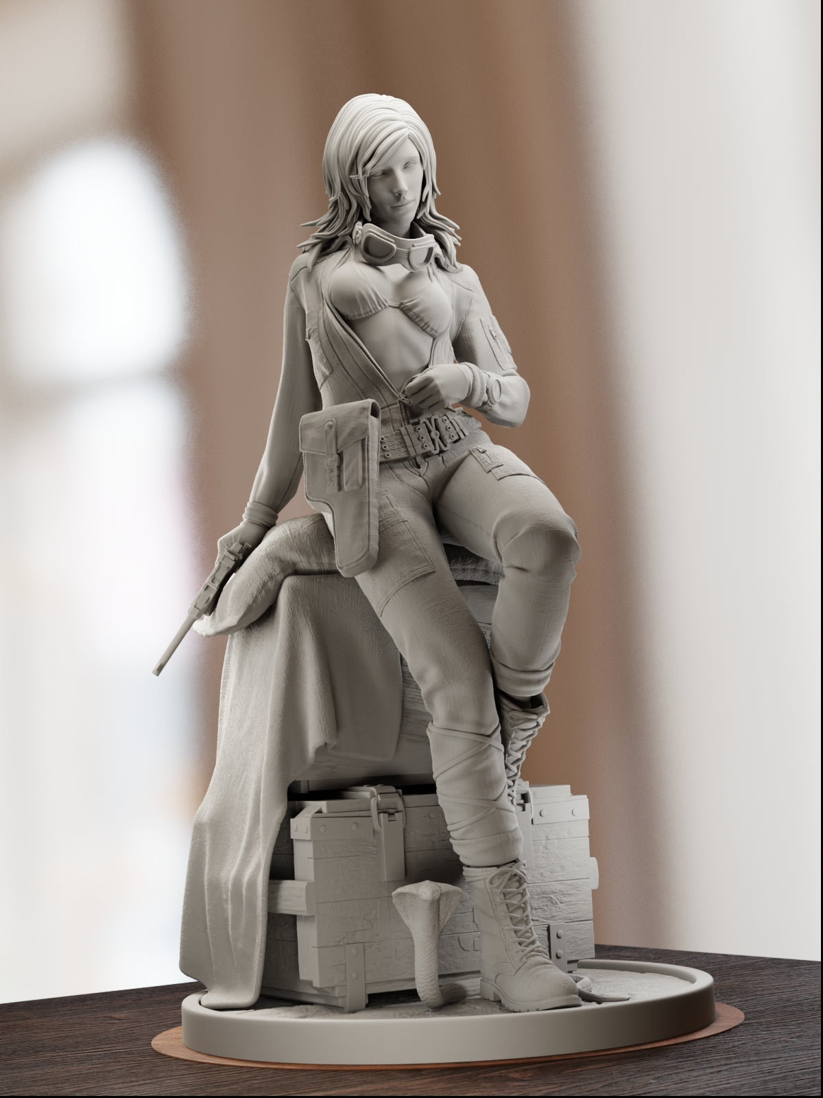 Undercover Operative | Maximum Detailed 12K 3D printed figure