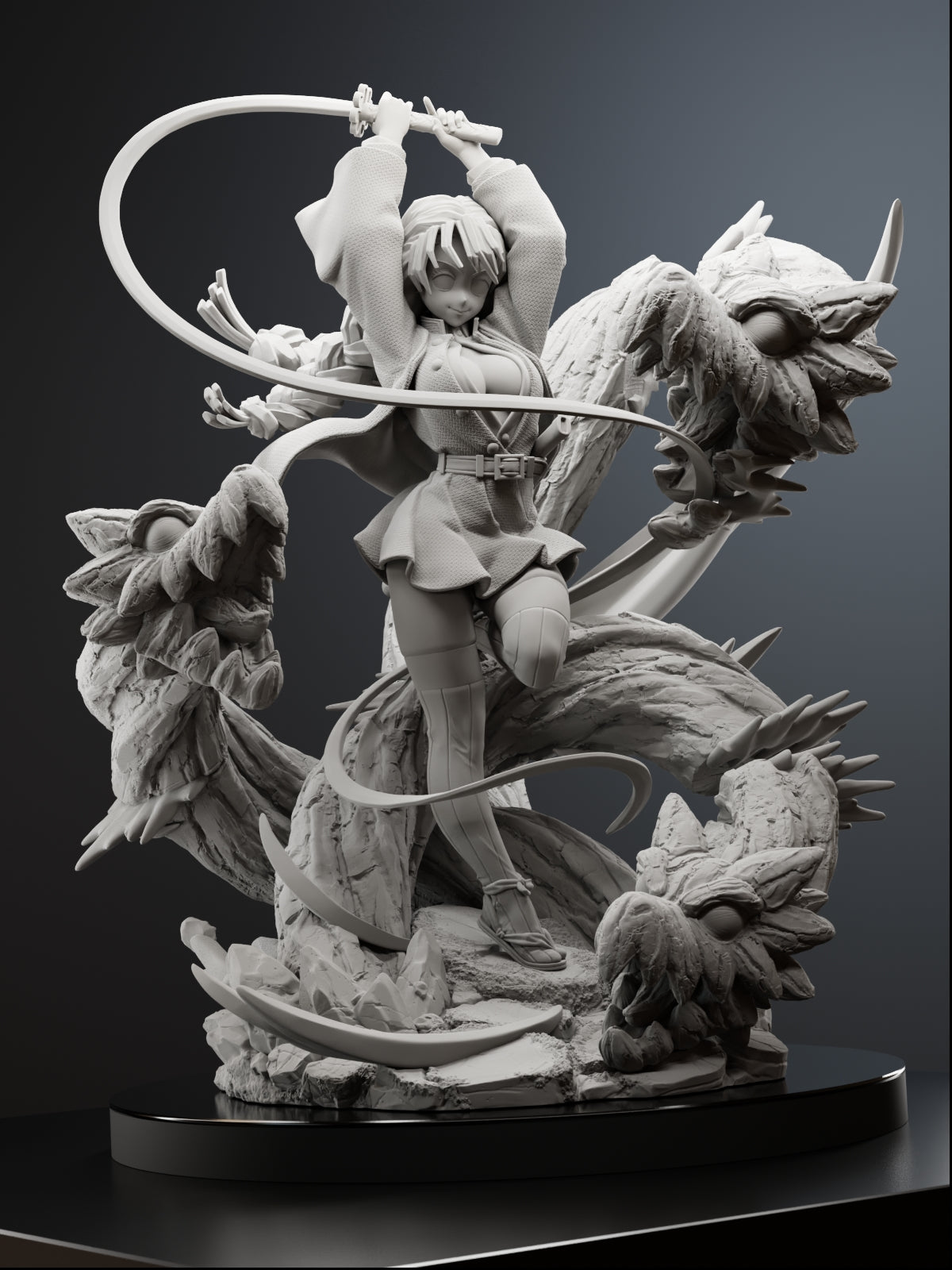 The Love Hashira | Maximum Detailed 12K 3D printed figure