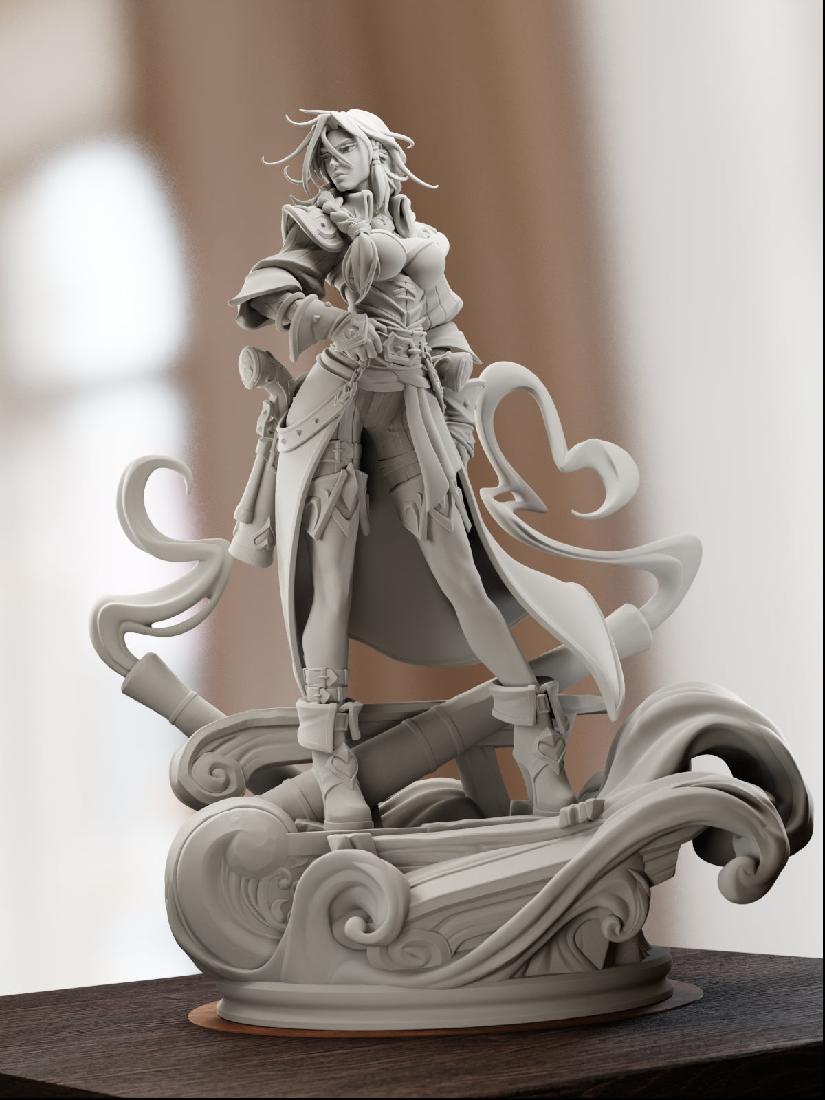 The Gunpowder Queen | Maximum Detailed 12K 3D printed figure