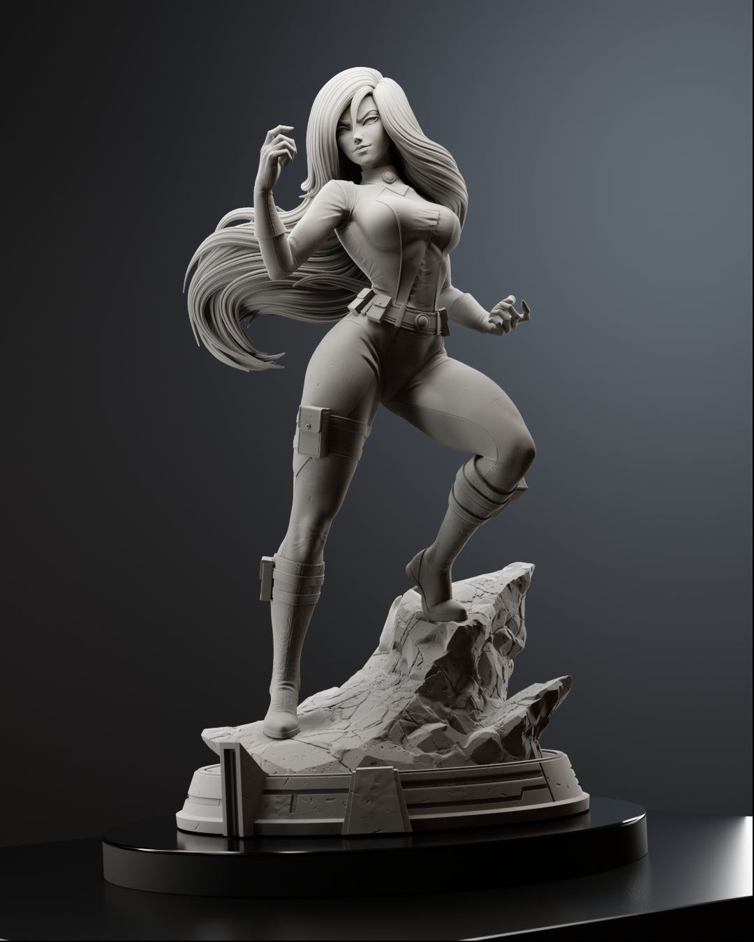 The Neon Nemesis Statue