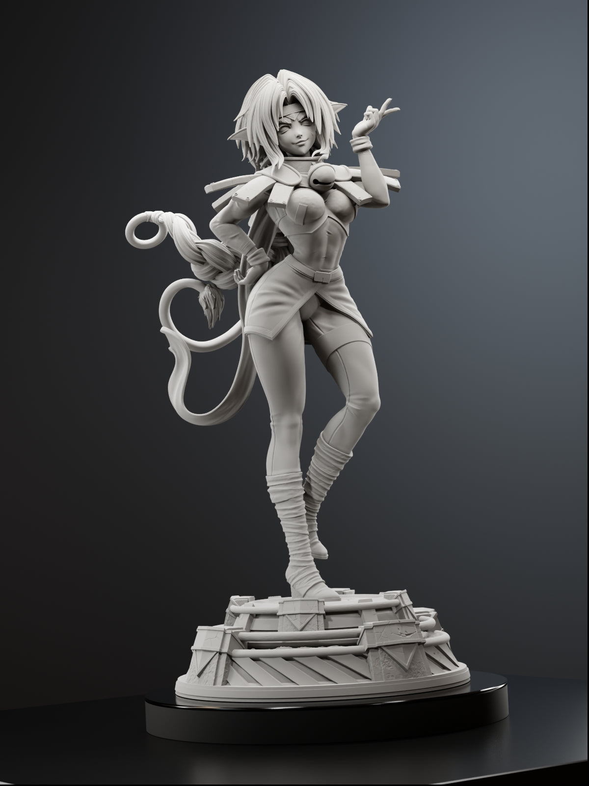 The Wild Heart | Maximum Detailed 12K 3D printed figure