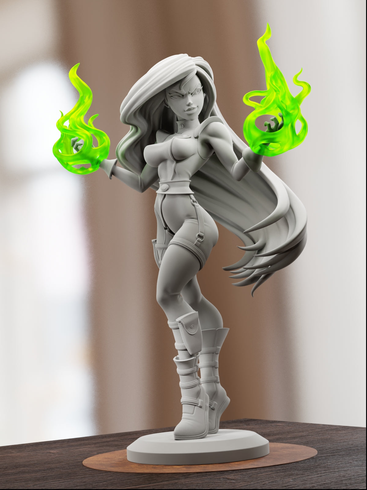 The Emerald Menace | Maximum Detailed 12K 3D printed figure